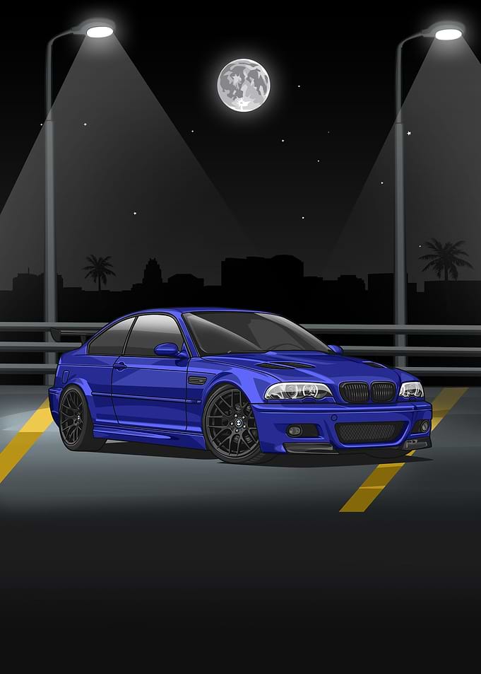 bmw e46 m3 blue