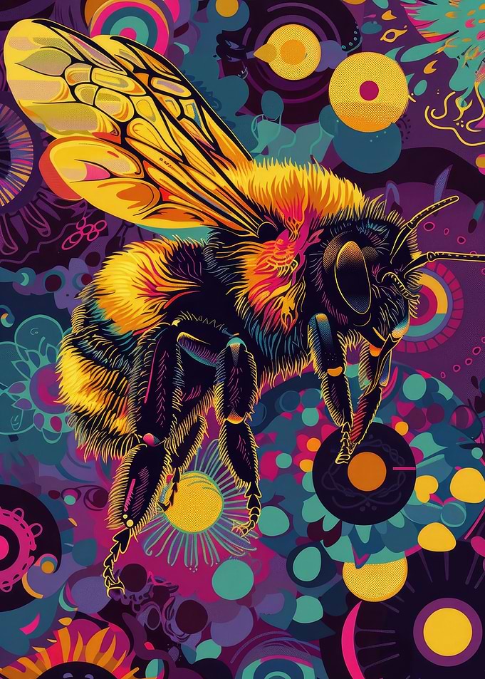 Psychedelic Bee