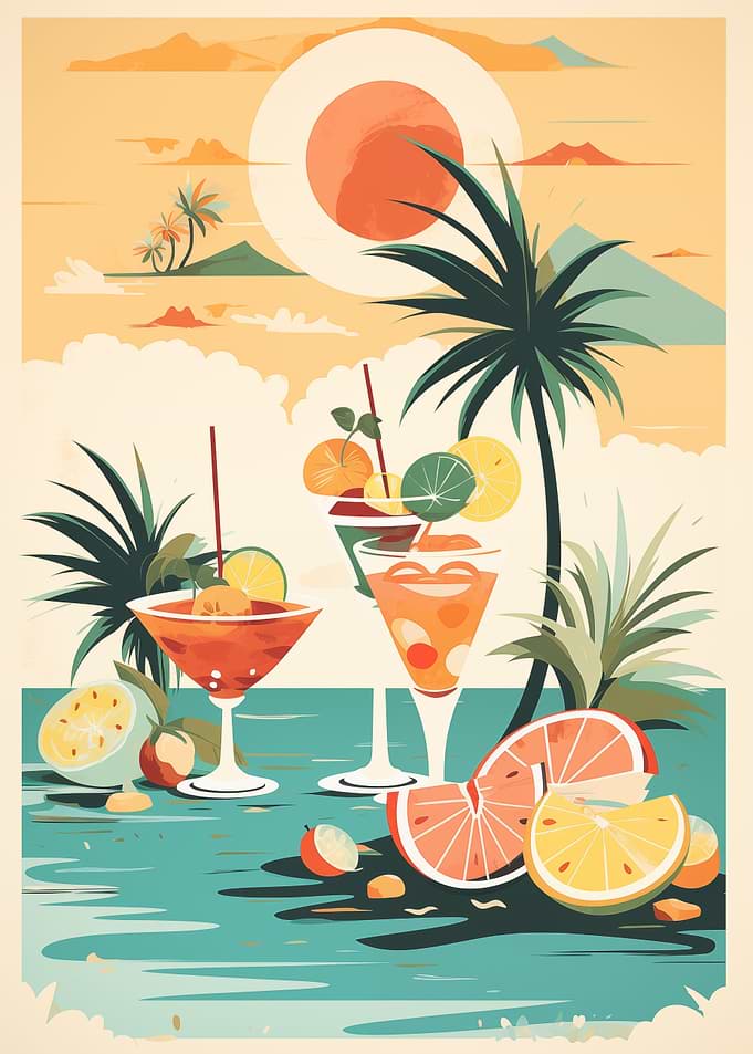 Cocktail Beverage Fruits