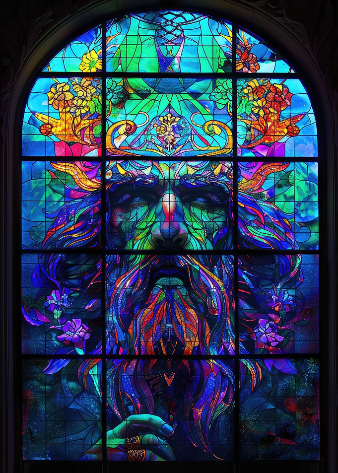 Stained Glass Druid