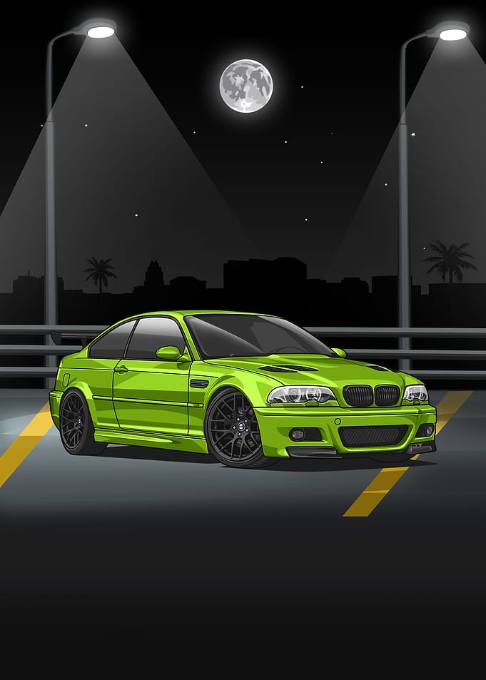 bmw e46 m3 green