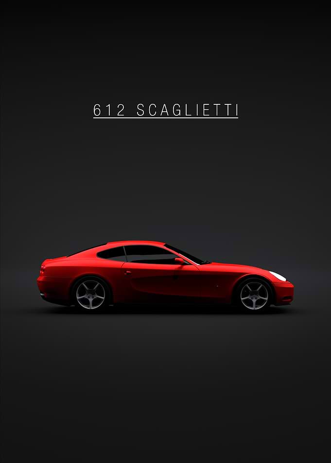 Ferrari 612 Scaglietti Red