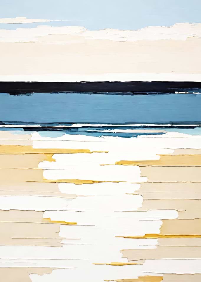Abstract Ocean Painting