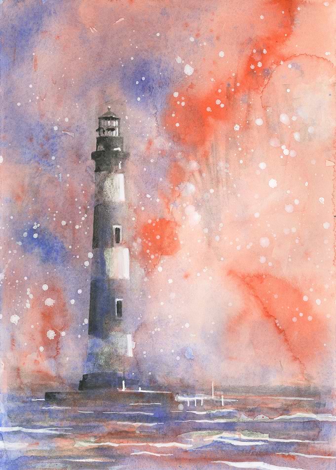 SC Lighthouse painting