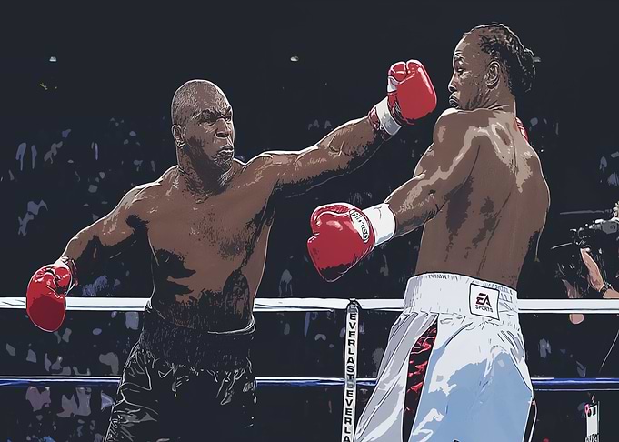 Lewis and Mike Tyson
