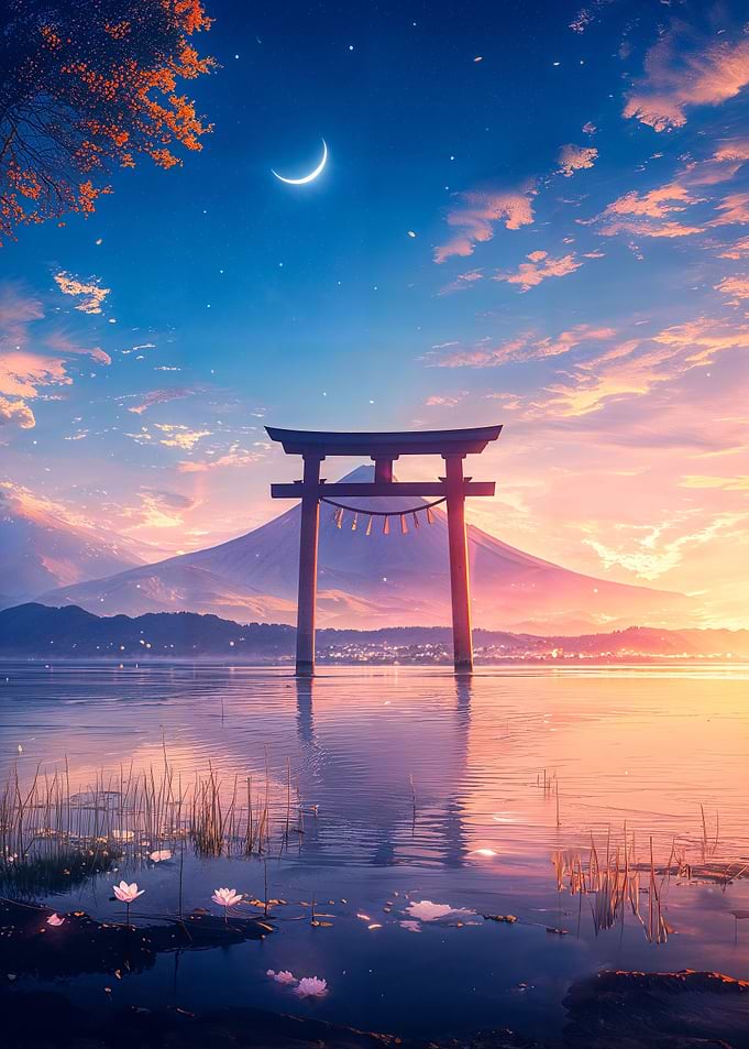 mount fuji torii gate