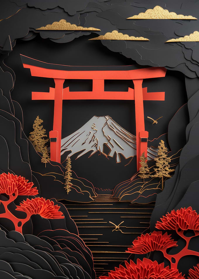 Mountain Torii Gate