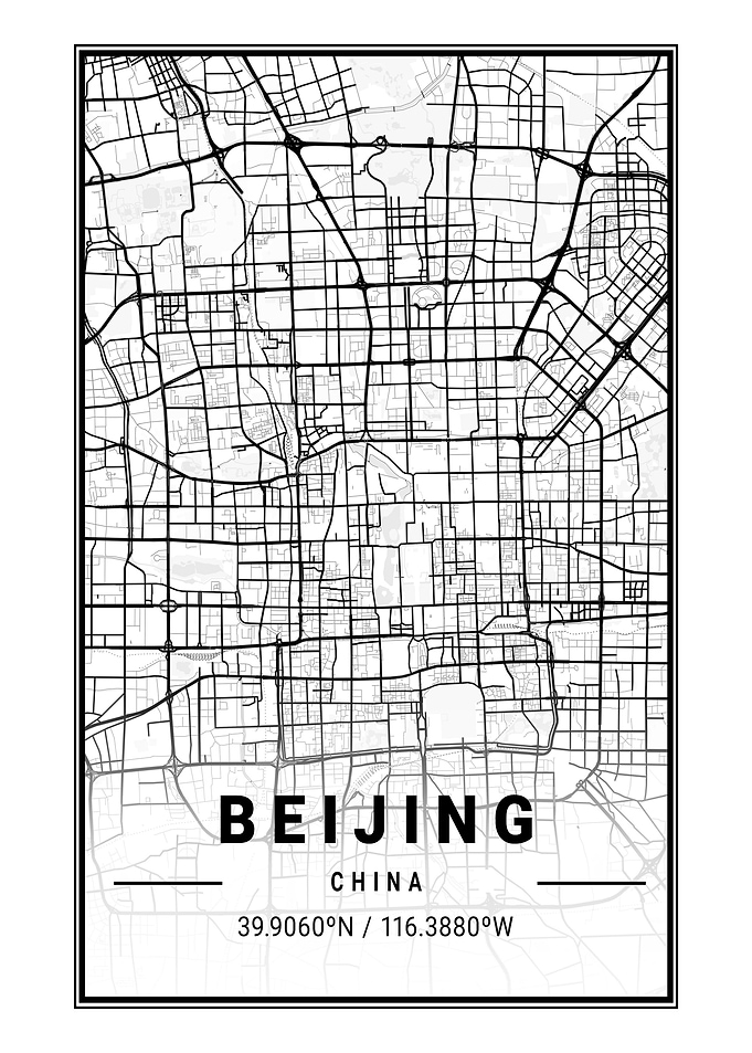 Map of Beijing