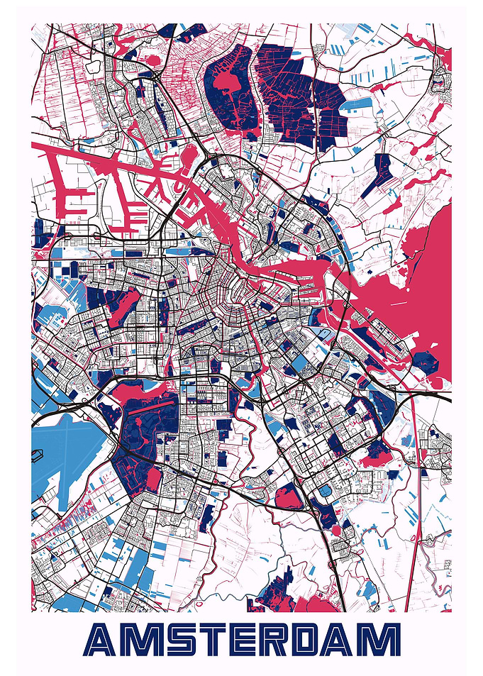 Map of Amsterdam