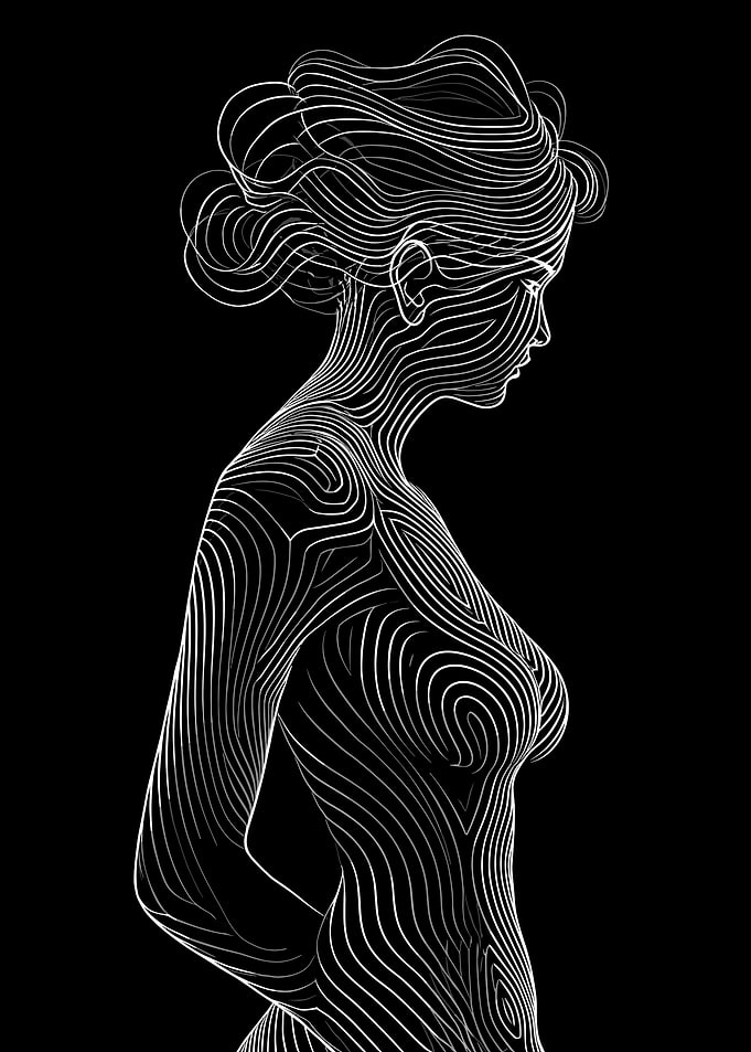 Vector Line Woman