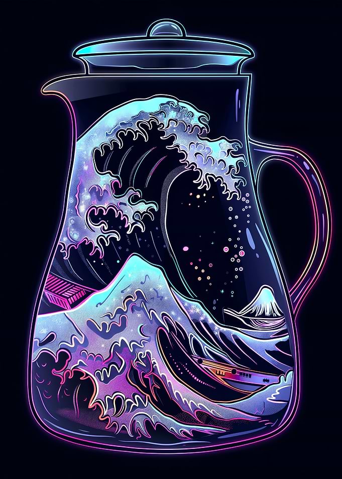 The Great Wave of Coffee