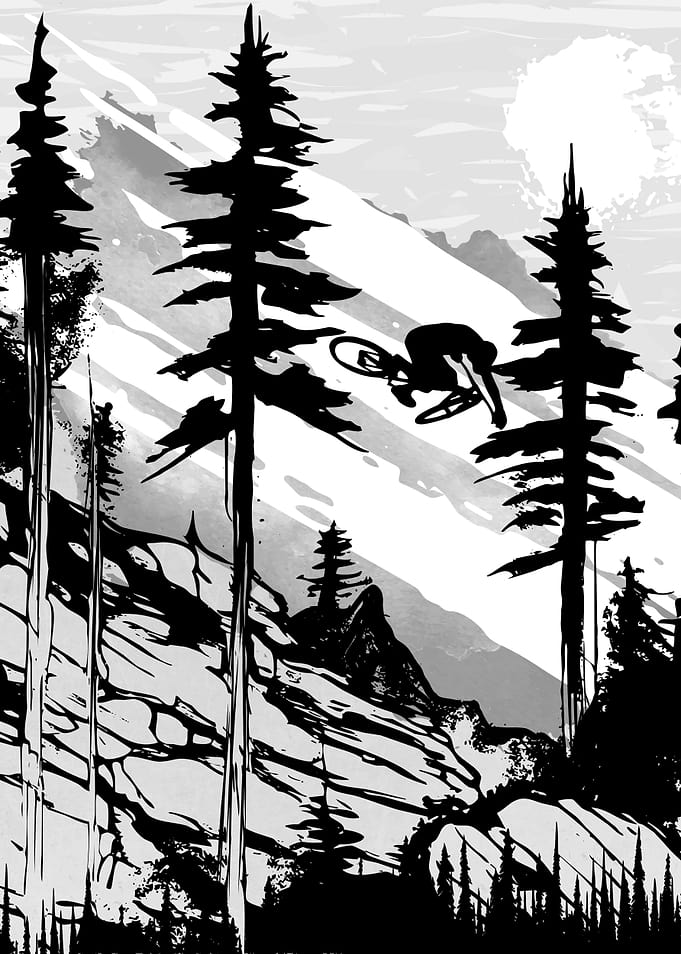 Forest MTB Rider