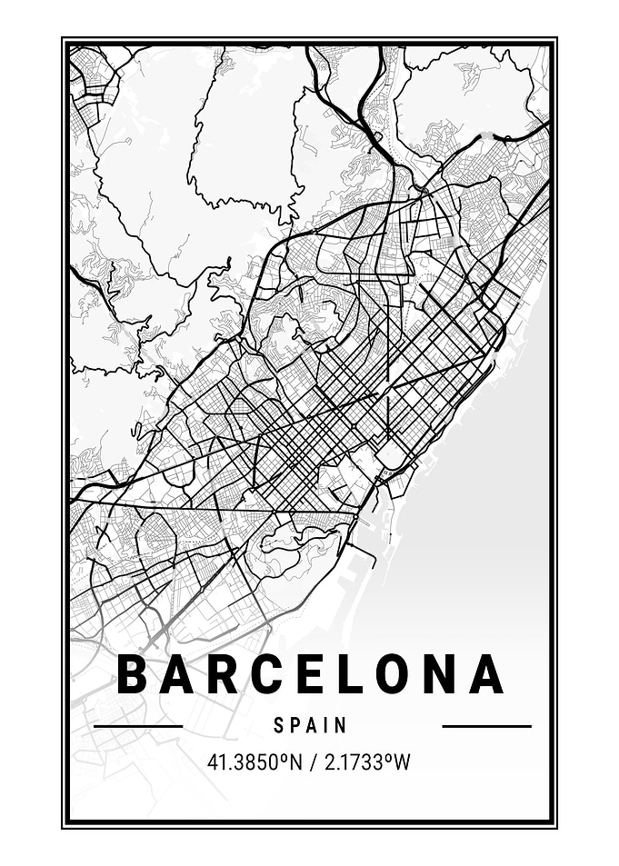 Map of Barcelona