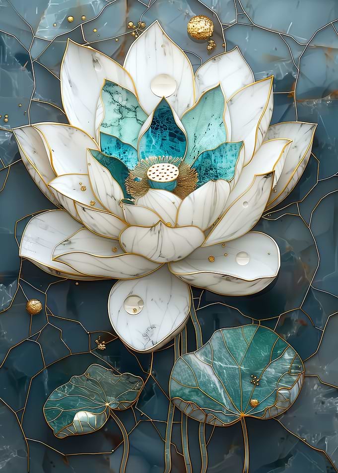 Kintsugi Lotus Flower