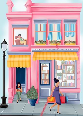 Pink Bookstore