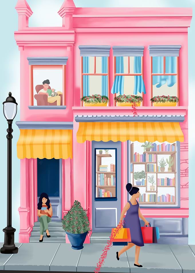 Pink Bookstore