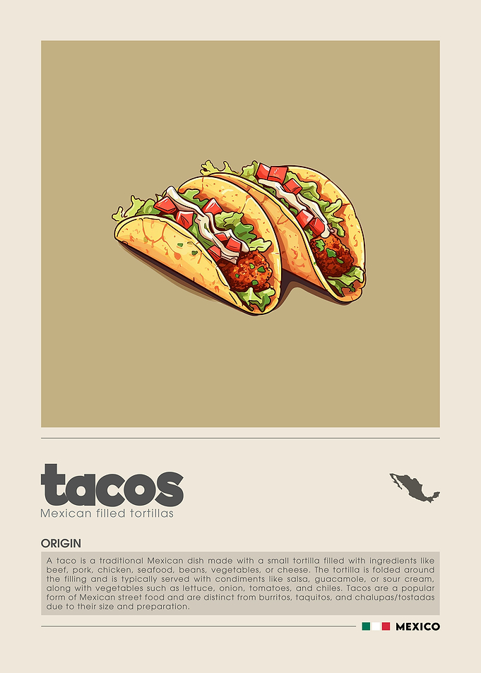 Supreme tacos art
