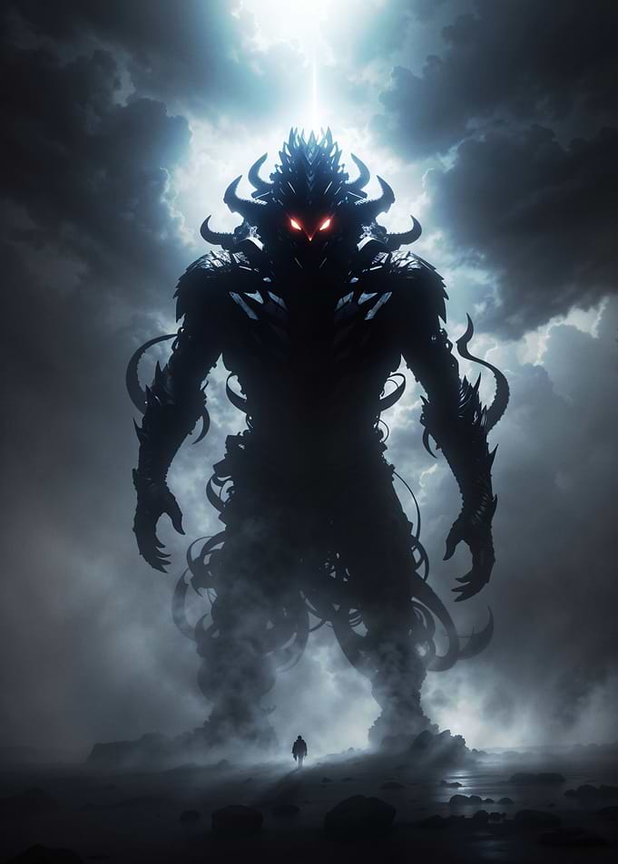 Monstrous Shadow in Space