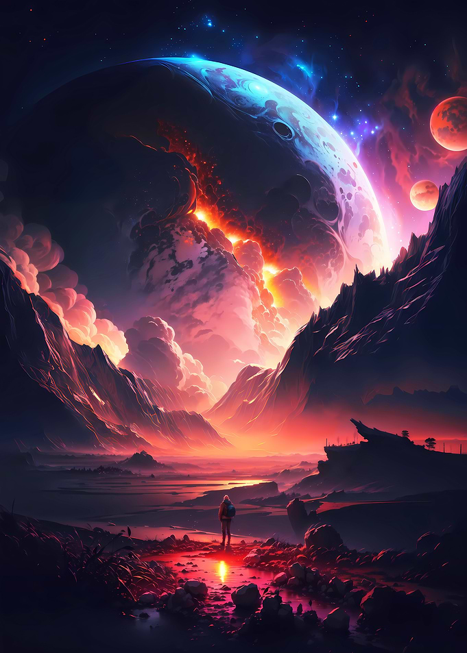 Anime Stellar Landscape