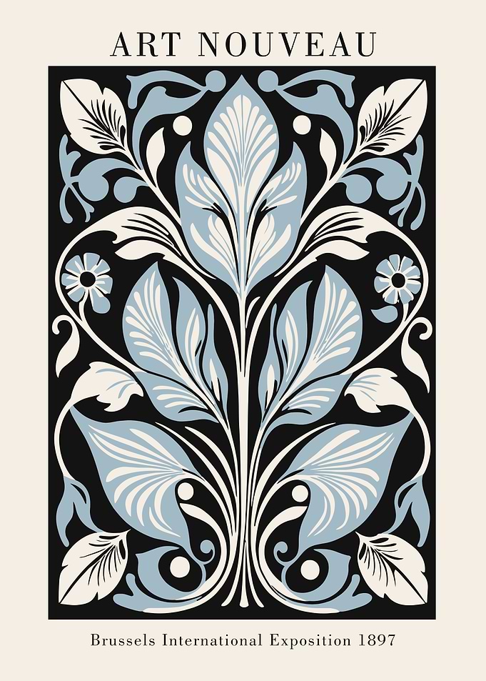 Art Nouveau Botanical Art