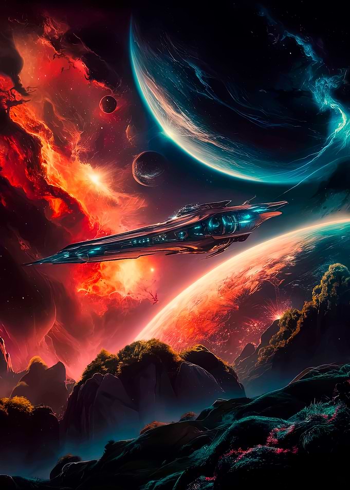 Surreal Spaceship