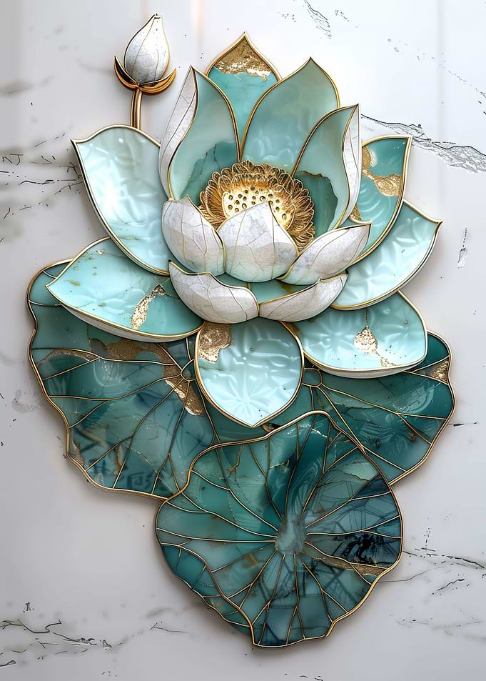Elegant Lotus Flower