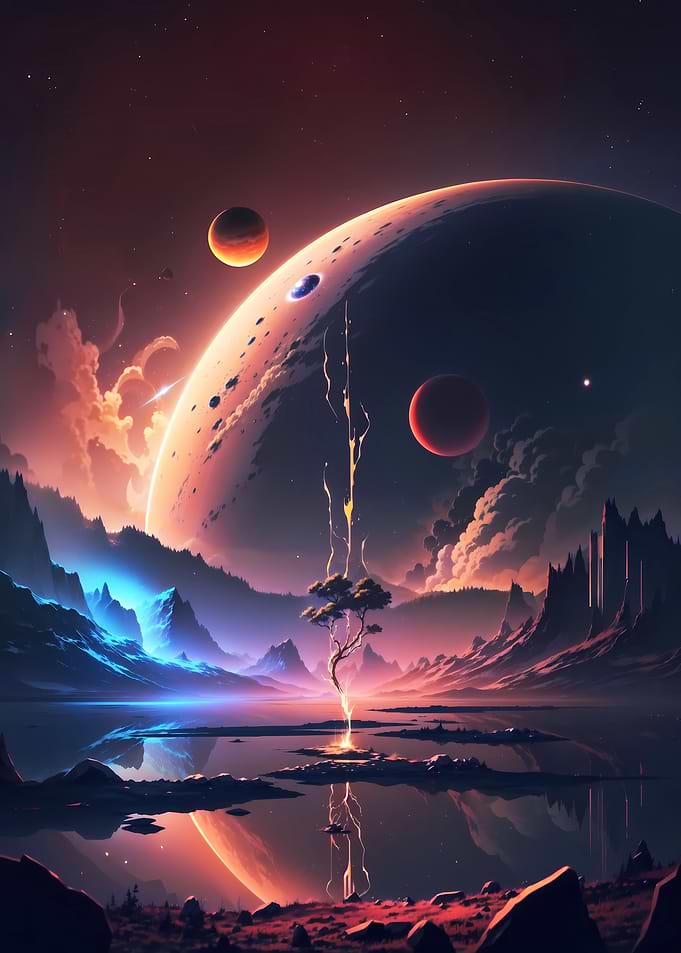 Space Tree Scene