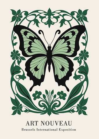 Green Art Nouveau