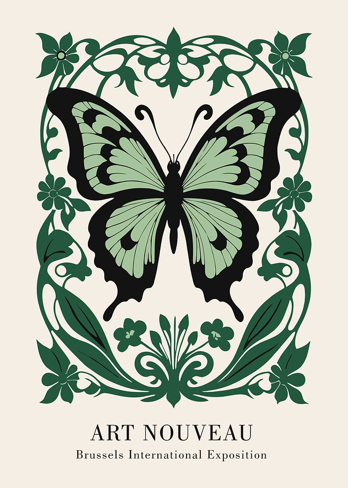 Green Art Nouveau