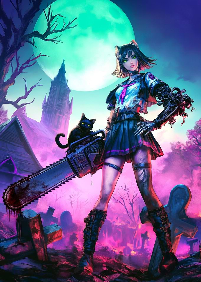 Halloween Goth Girl