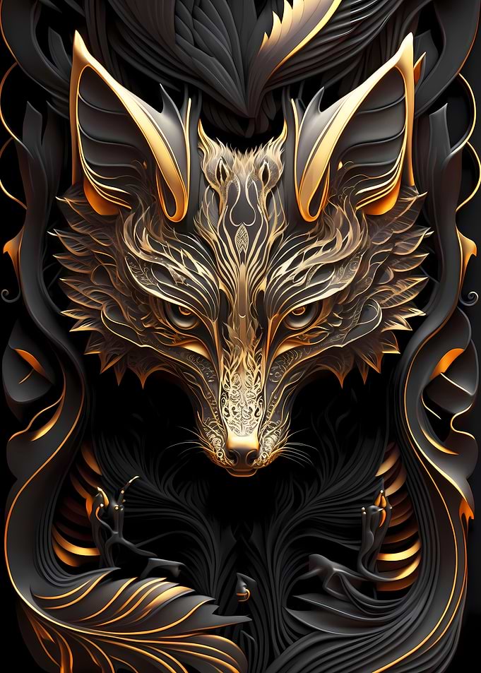 Golden Fox Art Deco