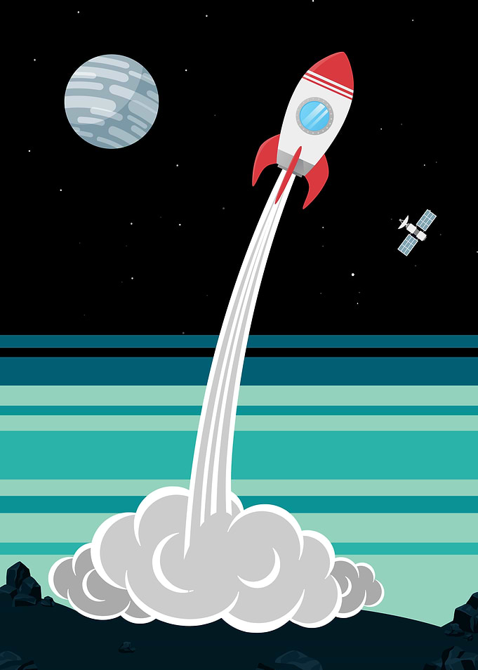 Retro Space Galaxy