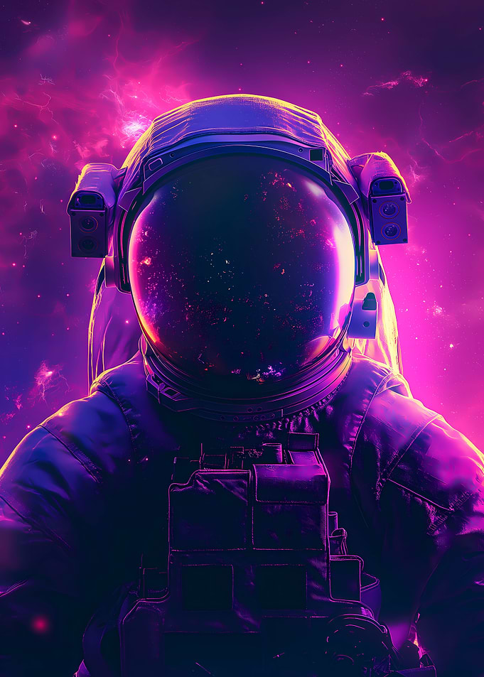 Neon Astronaut
