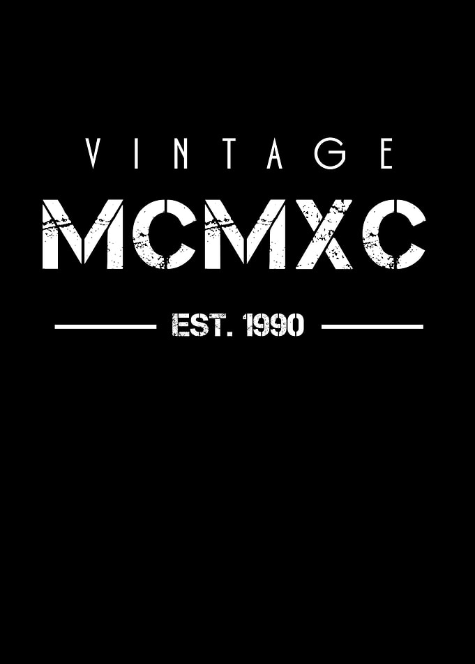 Born in 1990 Roman Numeral