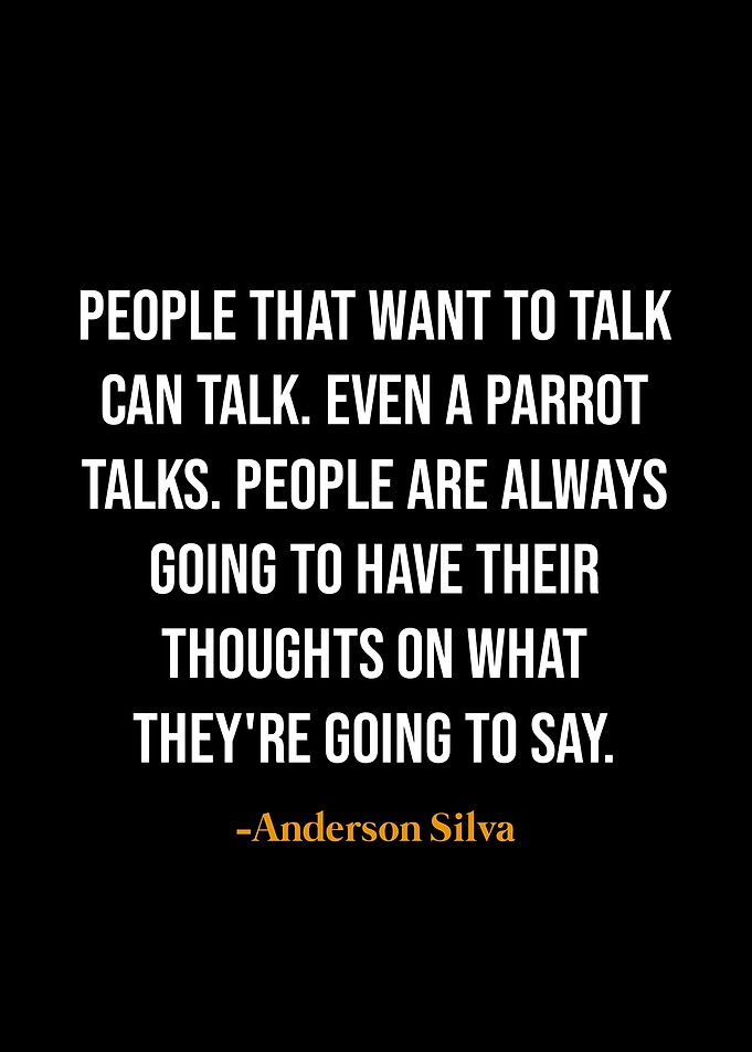 Anderson Silva quotes