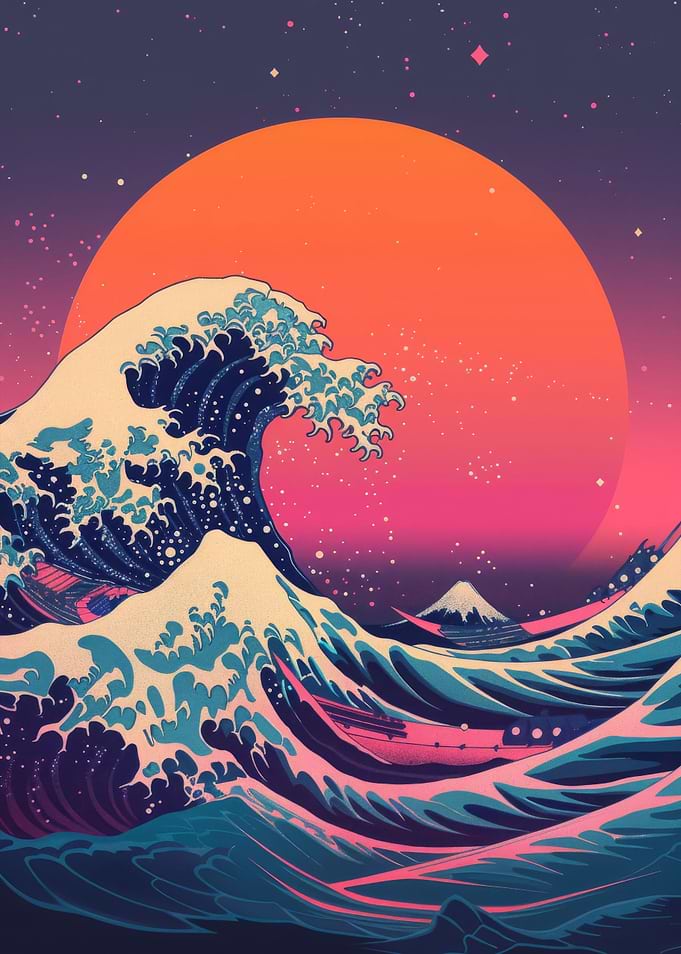 Great Wave Retro