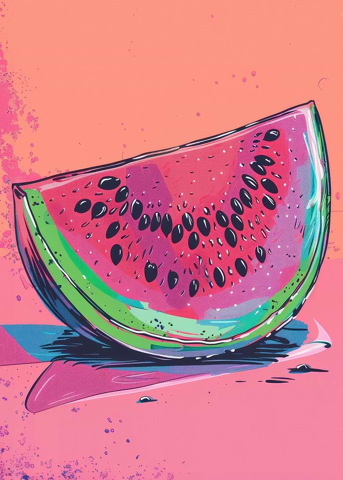 Pop Art Watermelon