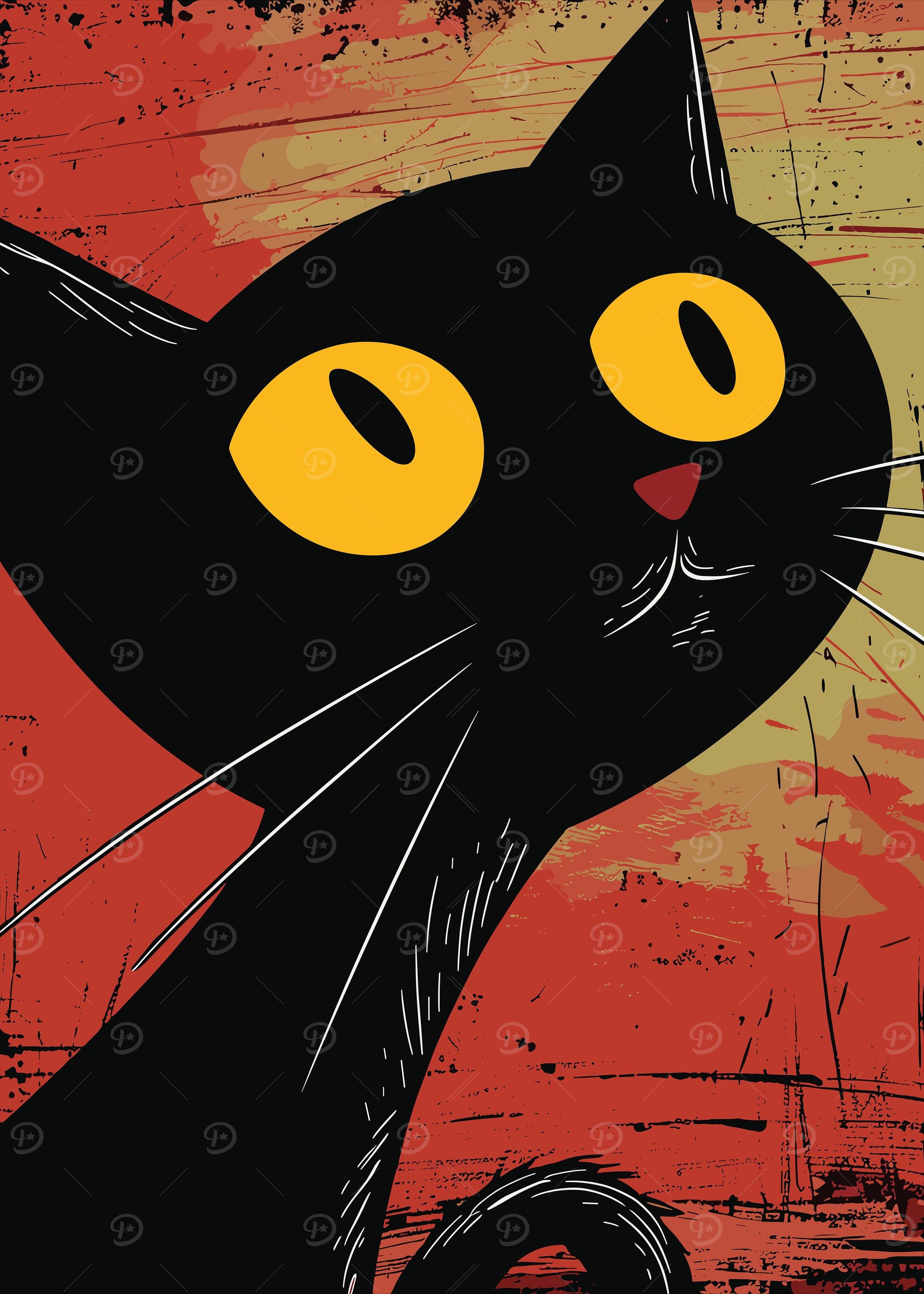 Cat Abstract
