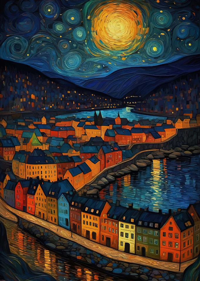Cityscapes Van Gogh