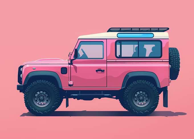 Pastel Car