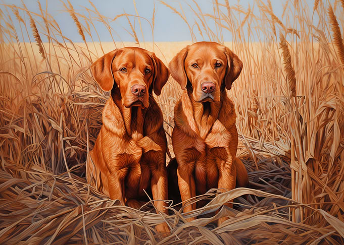 Fox red labrador retriever