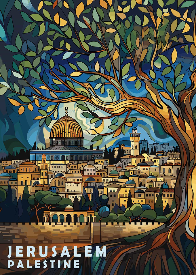 Jerusalem Palestine Poster