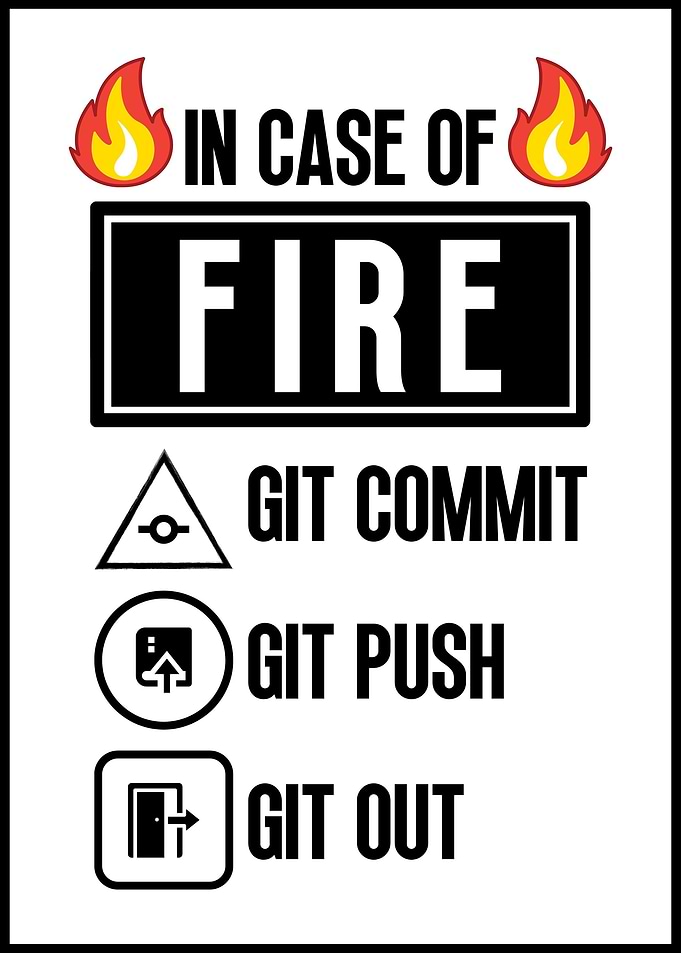 In Case Of Fire Git Commit