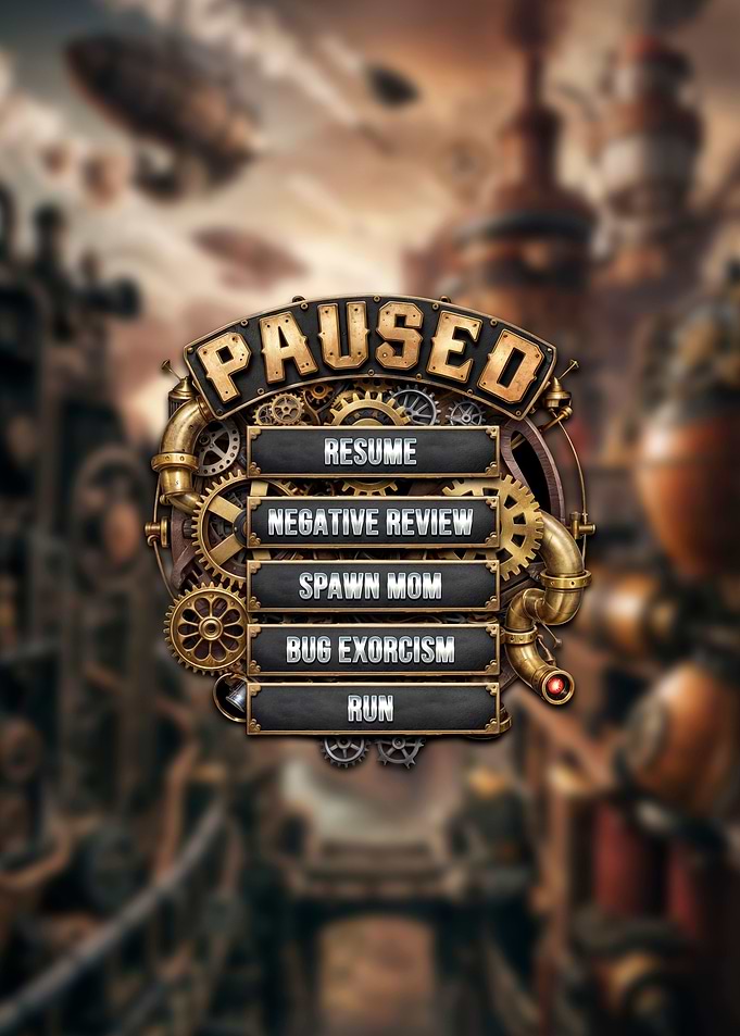 Steampunk Pause Menu