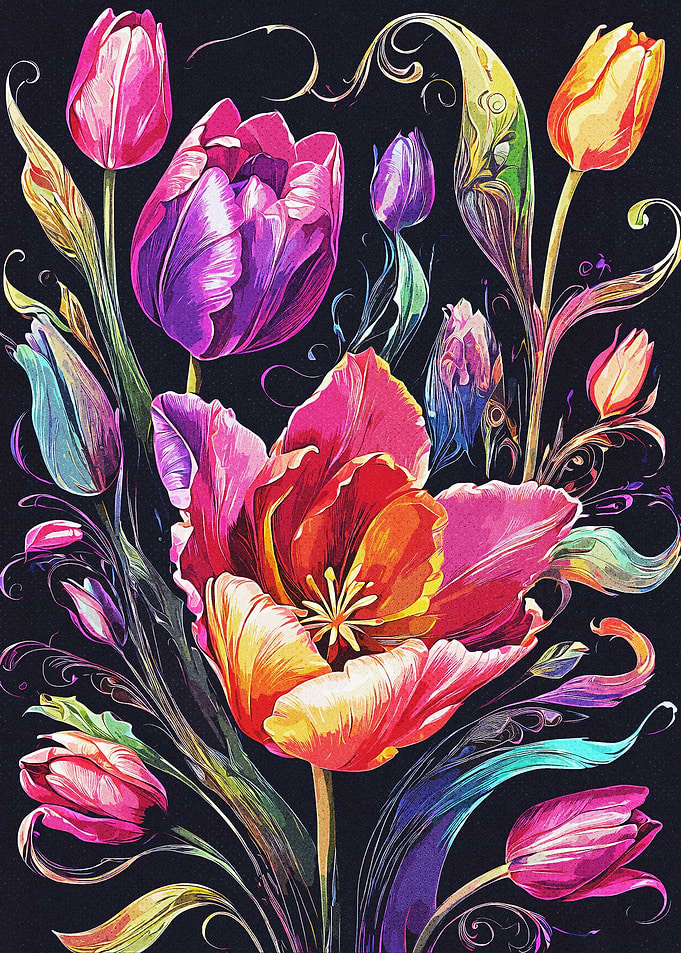 Colorful Tulip