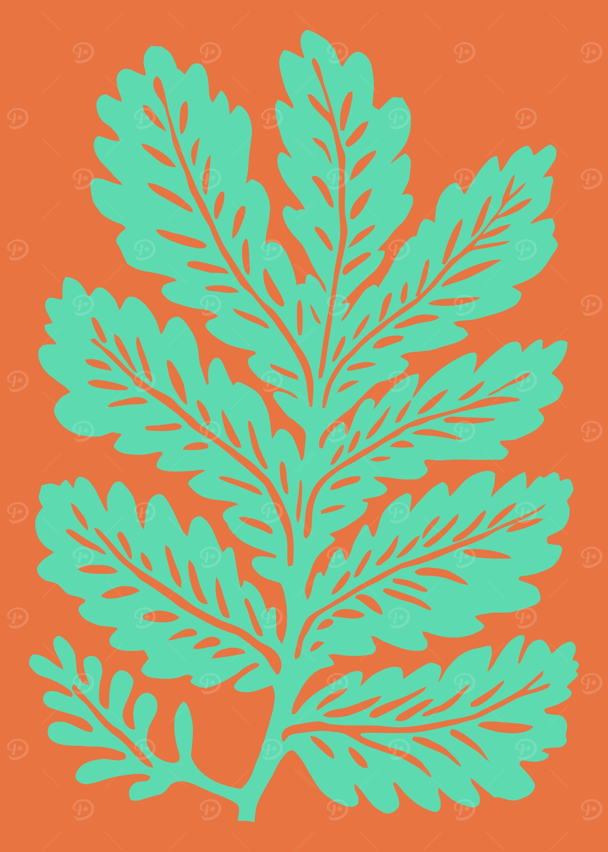 Mint Leaf Print