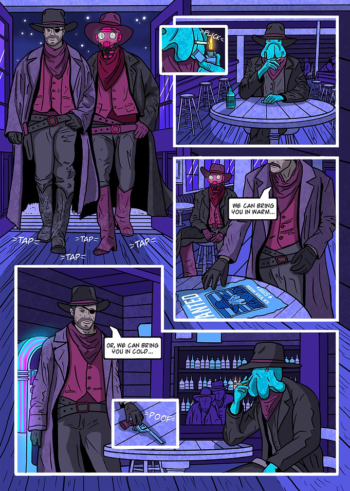 Space Western at Dark