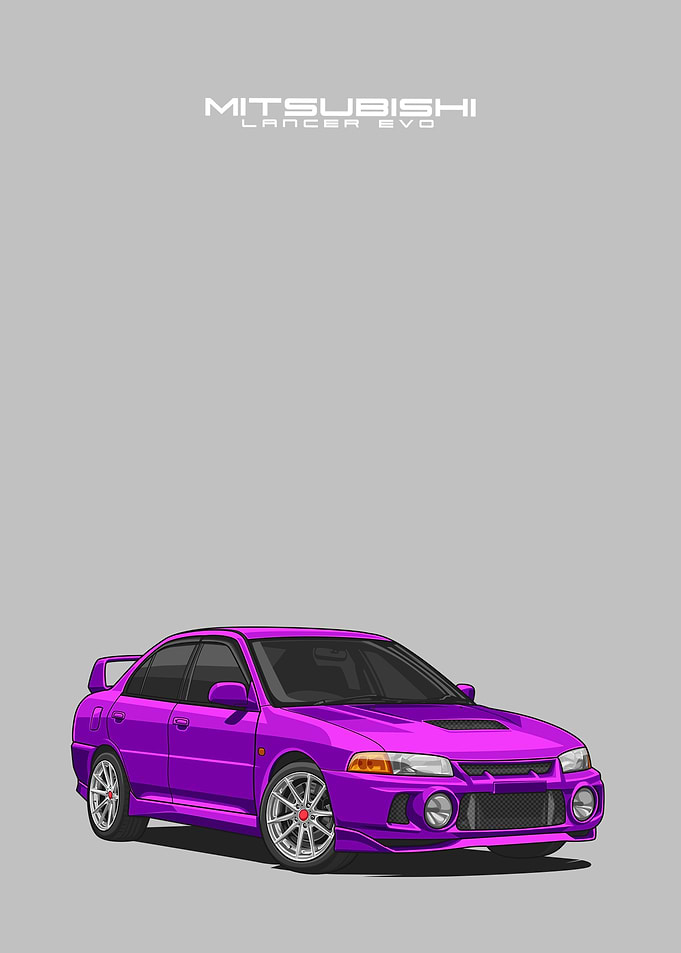 Mitsubishi Lancer violet