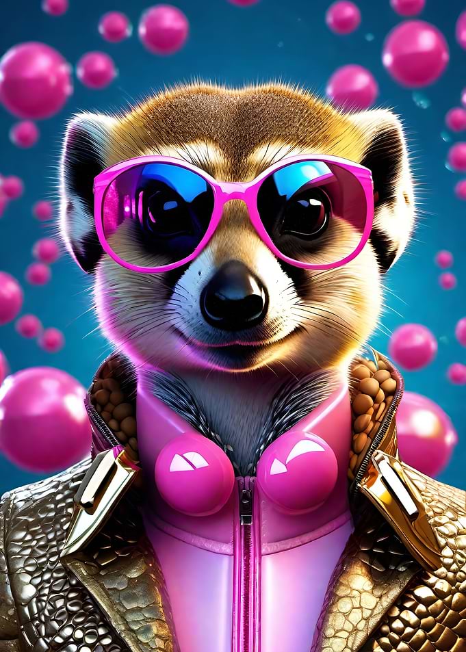 Meerkat Pop Art 3