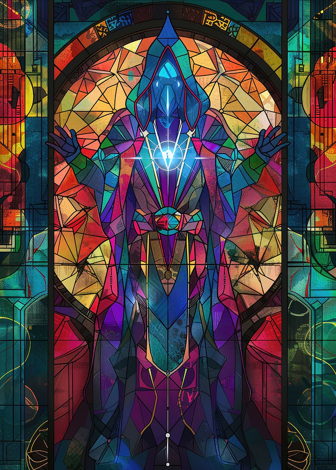 Stained Glass Caster